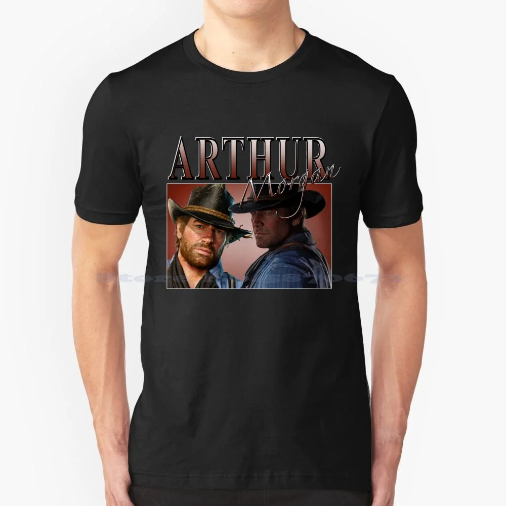 Maglietta Di Apprezzamento Di Arthur Morgan Maglietta Di Cotone 100% Arthur Morgan Cowboys Rancher Apprezzamento Rdr2 Redemption