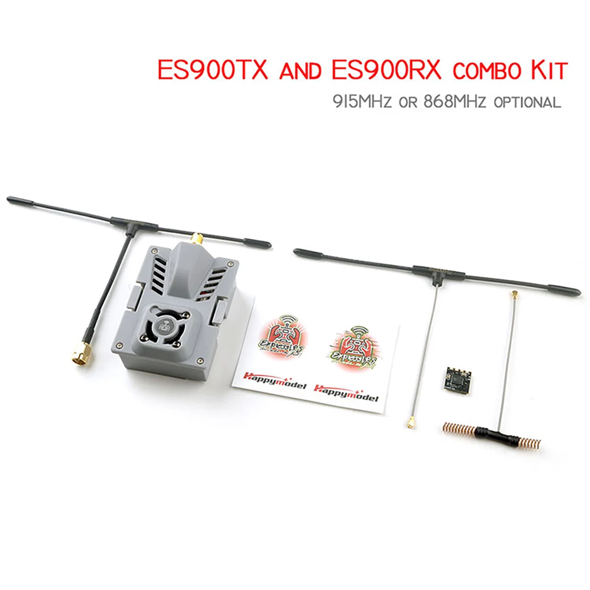 Happymodel Expresslrs Es900Tx Es900Rx Modulo A Lungo Raggio 915 / 868Mhz Per Radiomaster Tx16S Jumper T12 T18 Fpv A Lungo Raggio