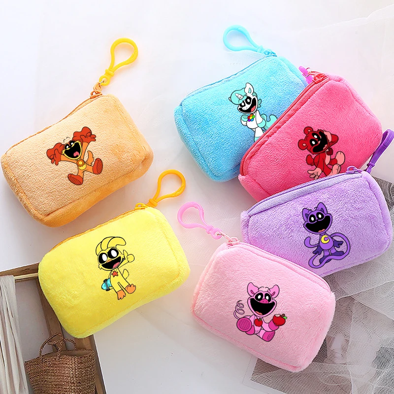 Smilings Critters Portamonete Anime Figures Catnap Plushies Portafogli Portachiavi Donna Mini Fashion Pocketbooks Money Bags Regali