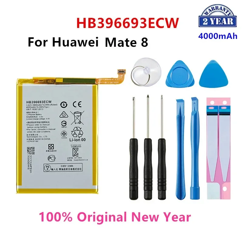 100% Batteria Originale Muslimah 3900Mah Per Huawei Mate 8 Nxt-Al10 Nxt-Tl00 Nxt-Cl00 Nxt-Dl00 Mate8 Batterie + Strumenti