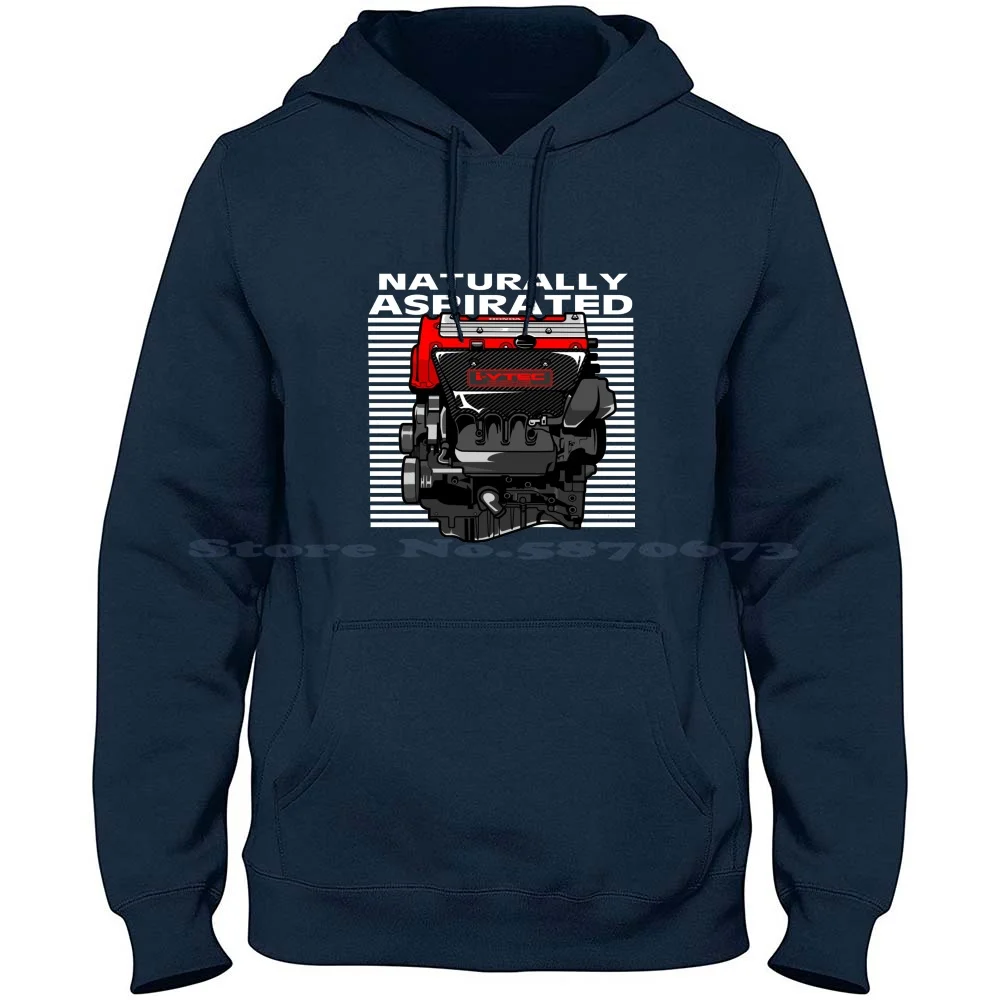K20 Engine Carbon Felpa Con Cappuccio 100% Cotone Aspirata Naturalmente Jdm Civic Engine Motor K20 Vehicle Cars Automotive Integra Accord