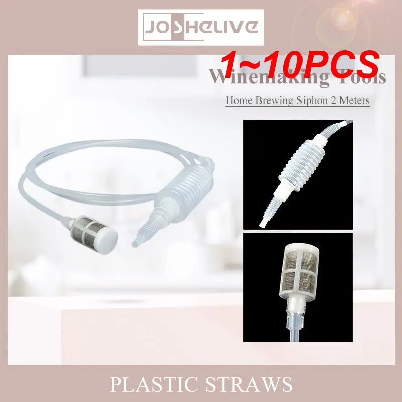 1 ~ 10Pcs Cucina Di Casa Plastica Brew Sifone Sifone Liquido Commestibile Distillatore Di Alcol Filtro Tubo Strumento Cucina Accessori Per Vino