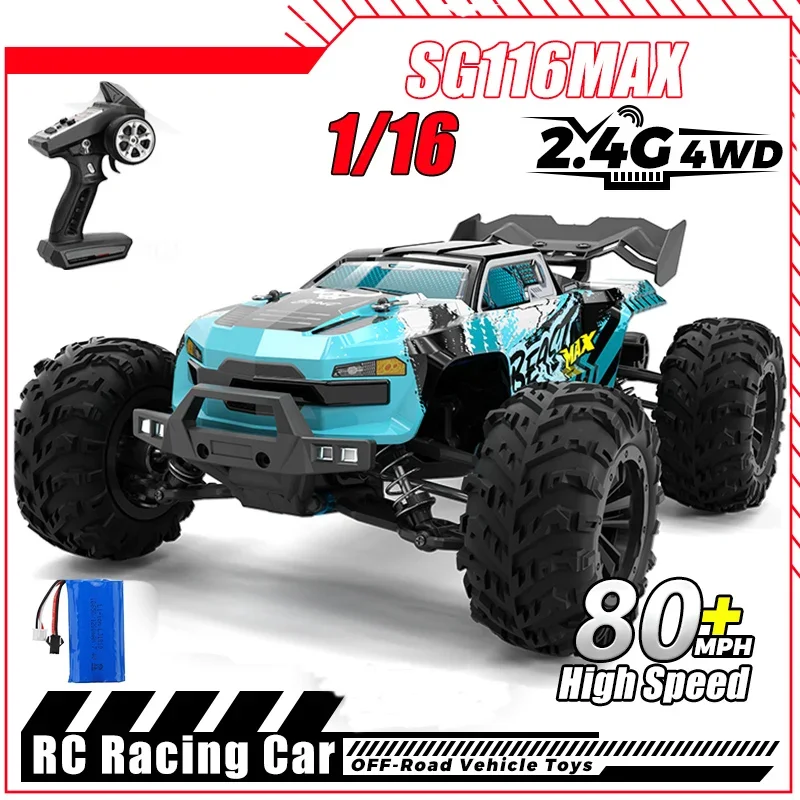 Sg116 Max/Pro 1:16 Drift Racing Ad Alta Velocità 80 Km/H O 40 Km/H Motore Brushless 4Wd Rc Auto Fuoristrada Giocattoli Per Auto Per Regalo Per Bambini