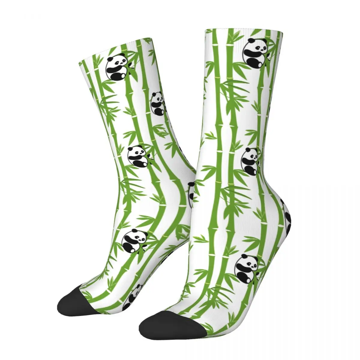Donna Uomo Cute Baby Panda Bamboo Crew Socks Prodotto Calzini Da Skateboard Super Soft Regali Meravigliosi