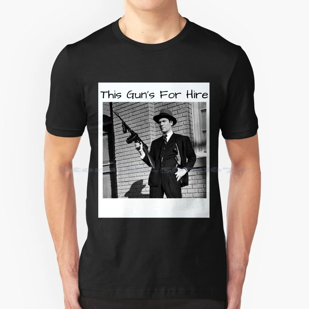 Maglietta Gangster 100% Cotone Tee Gangster Mobster Hitman