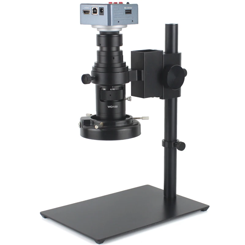 4K 48Mp Ultra Hd 1080P Hdmi Usb Digital Video Microscope Camera 200X C-Mount Lens Professional Phone Pcb Strumenti Di Riparazione Per Saldatura