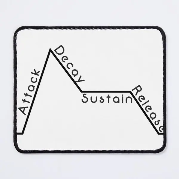 Sound Design Adsr Kompressor Mouse Pad Mat Pc Carpet Mousepad Gamer Play Mens Computer Gaming Keyboard Printing Desk Table