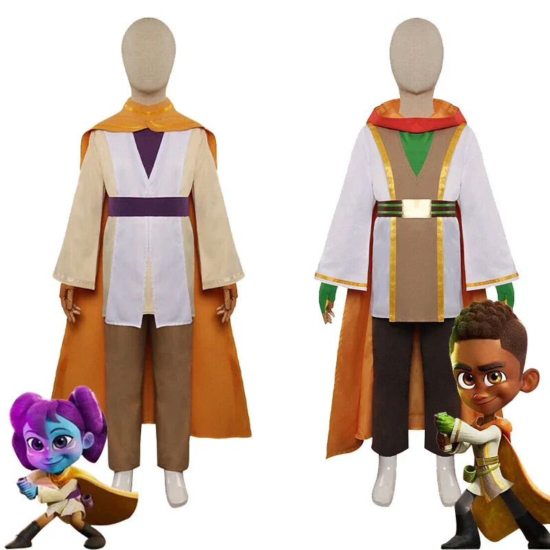 S Cosplay Anime S Young Jedi Adventures Costume Cosplay Nubs Lys Solay Uniform Suit Costume Di Halloween Per Bambini