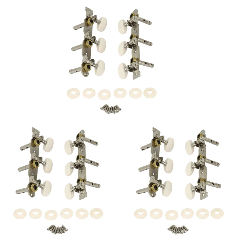 Set Di Chitarre Classiche Acustiche Da 6 Pezzi Pioli Per Accordatura Chiavi Teste Della Macchina Sintonizzatori