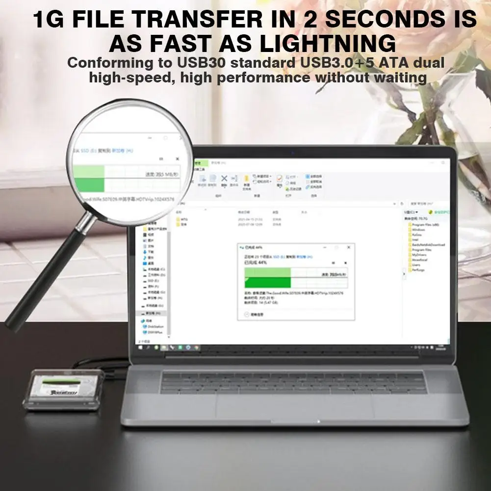 Custodia Per Hdd Trasparente Usb 3.0 2.5 ", Scatola Per Cavi Micro Sata Di Tipo C 2.5 Disco Esterno Pollici Hdd Hard Computer Ssd Drive A4Q9