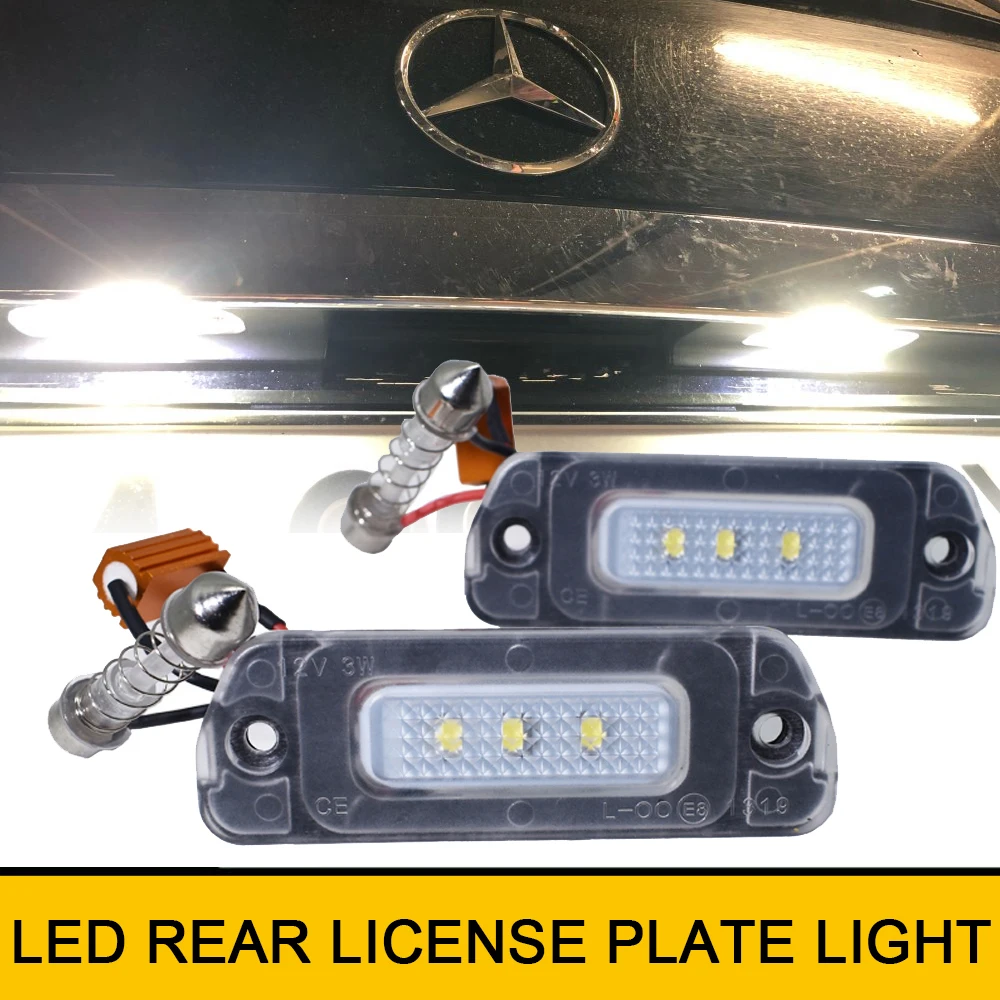 2Pcs Luci Targa Posteriore A Led Per Mercedes-Benz Classe R W251 V251 X164 Ml 63 Amg W164 Ml 300 Ml 320 Ml 350 Gl 320