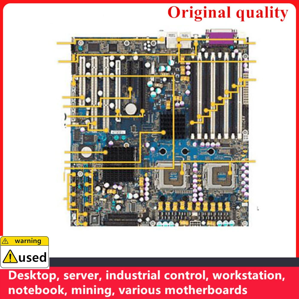 Utilizzato Per Schede Madri Tyan S2696Wa2Nrf Lga 771 Ddr2 Server Workstation Mainboard Pci Pci-E2.0 Sata Ii Usb2.0