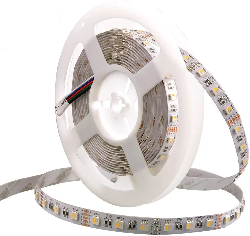 Dc12V 24V 5050 Rgbw Led Strip Lights; Strisce Rgbww Illuminazione 4 In 1 Rgbww Led Strip Rgbw 5Pin 60Leds/M Ip30/65/67 Colore Misto