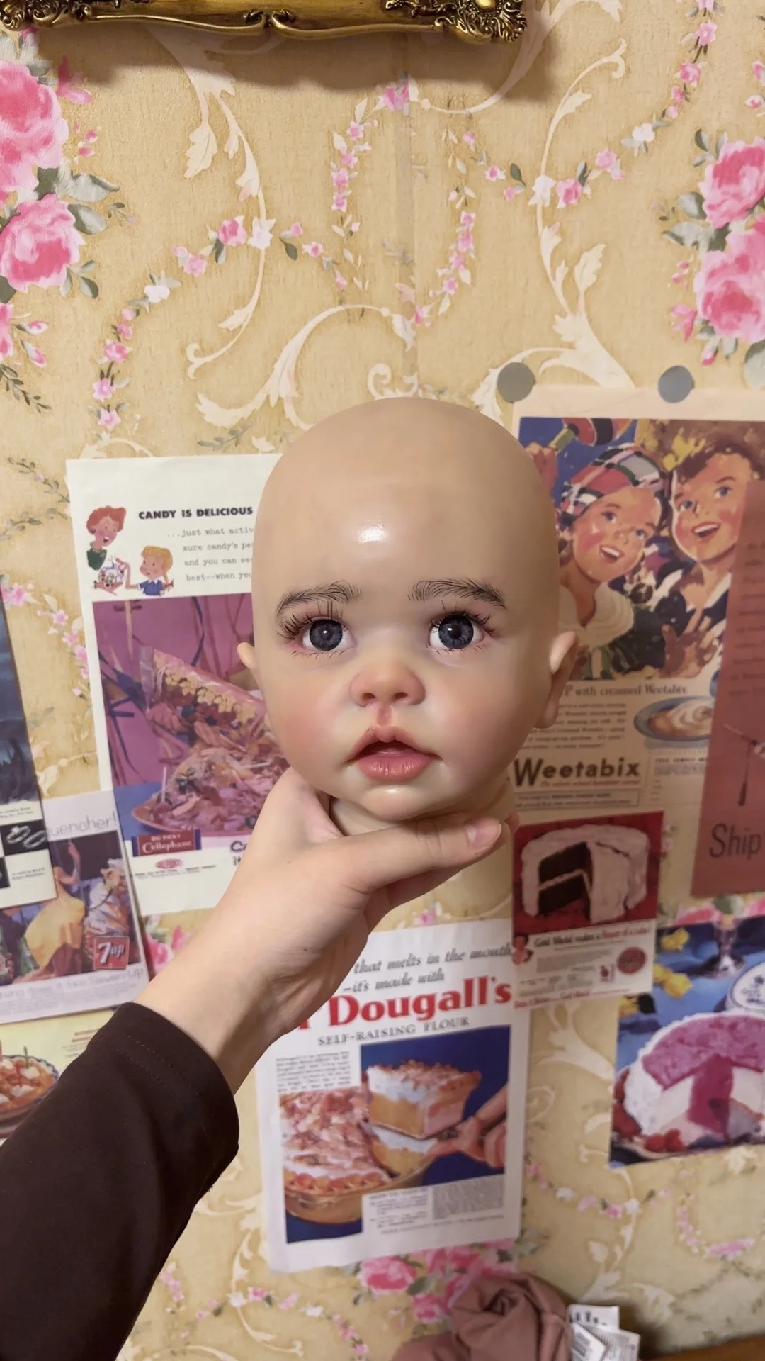 Fbbd Personalizzato Limitato Fornitura 30 Pollici Reborn Baby Tippi Con Genesis Pittura Con Arti Parte Fai Da Te Foto Reali Bambola Enorme