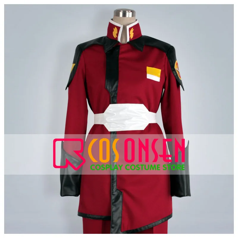 Cosplayonix Mobile Suit Gundam Seed Destiny Zodiac Alliance Of Freedom Treatment Zaft Military Red Uniform Costume Cosplay