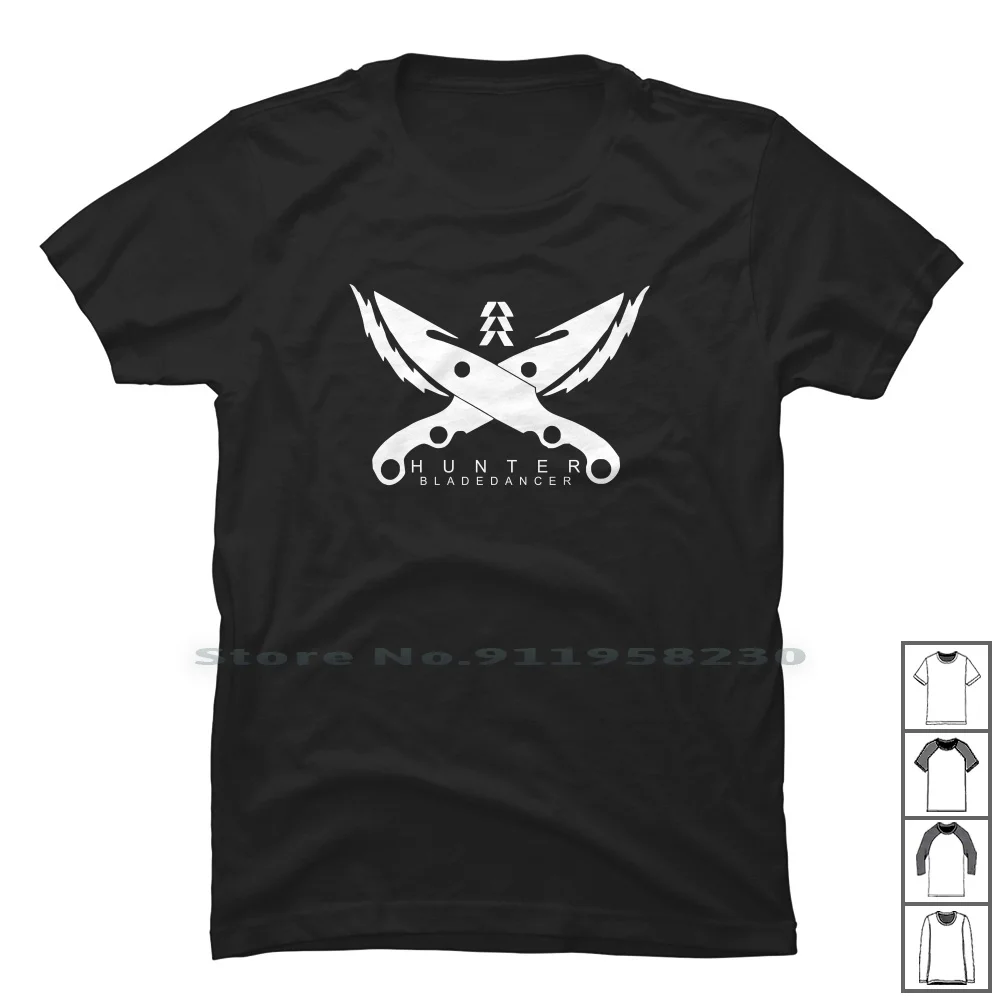 Destiny Hunter Blade Dancer Game Fan T Shirt 100% Cotton Destiny Hunter Dancer Blade Music Dance Humor Tiny Hunt Game Fun Fan