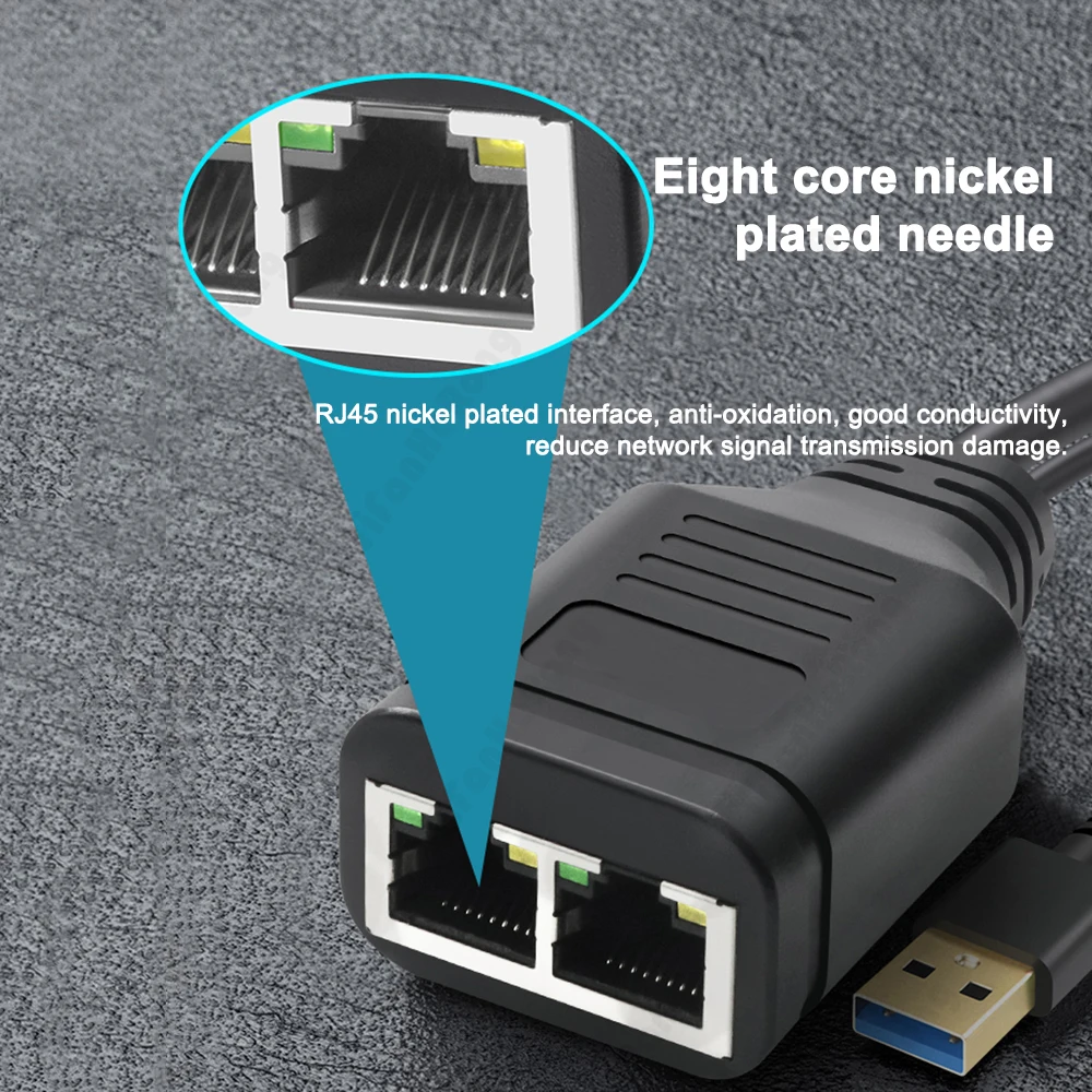 Cavo Di Rete Rj45 Per Interfaccia Lan Ethernet Splitter Online Allo Stesso Cavo Adattatore Timeextender Per Router Iptv