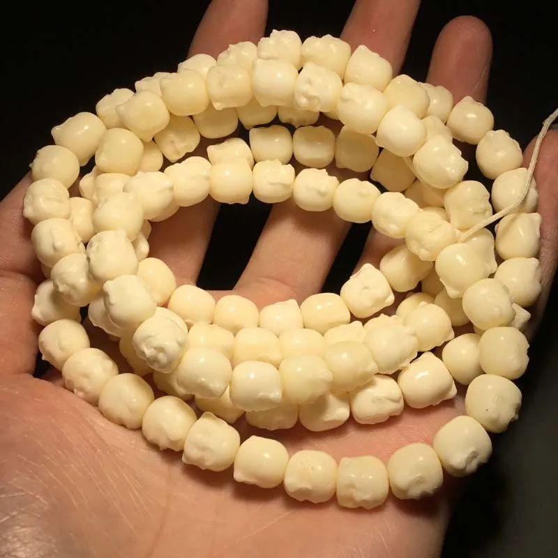 Antlers Sorriso Intagliato A Mano Maitreya Buddha Ice Through Jade Bracelet