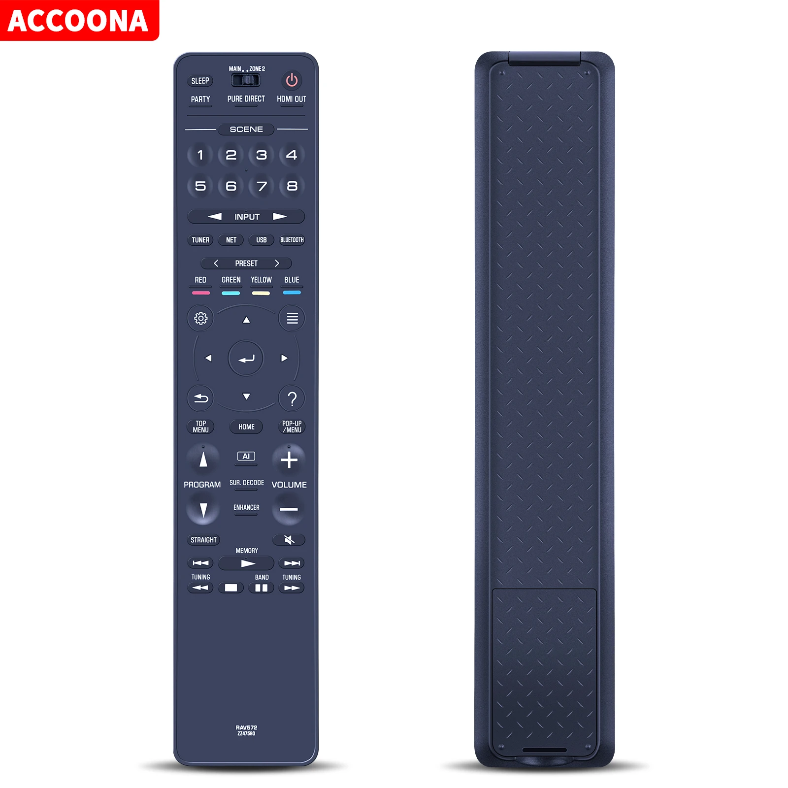 Nuovo Telecomando Originale Per Yamaha Rav572 Zz47580 Rx-A2080 Rx-V2085 Rx-A1080 Rxa1080 Rx-A3080 Ricevitore Av Home Theater