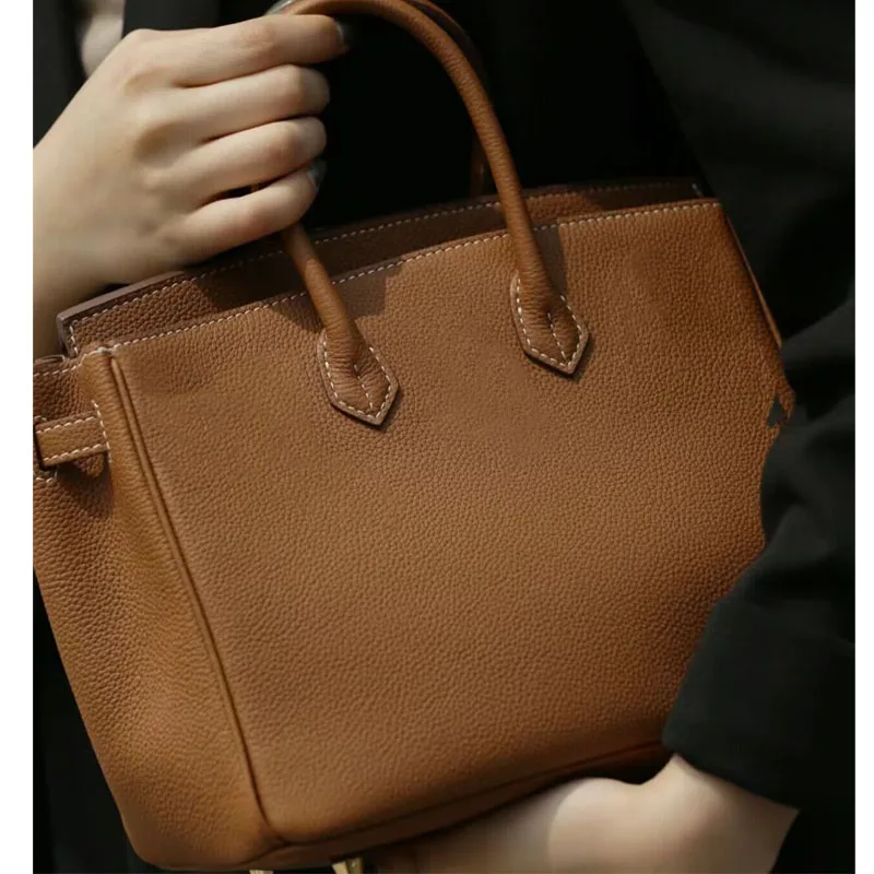 Vera Borsa Di Lusso Vintage In Vera Pelle Borse Da Donna Big Bucket Totes Borse A Tracolla Borse A Tracolla Nuovo Design 2024 Fashionbag