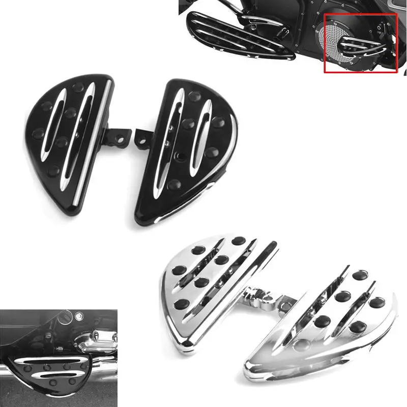 Moto Driver Anteriore Floorboard Passeggero Pedana Posteriore Pedale Poggiapiedi Per Harley Touring Softail Dyna Sportster Accessori