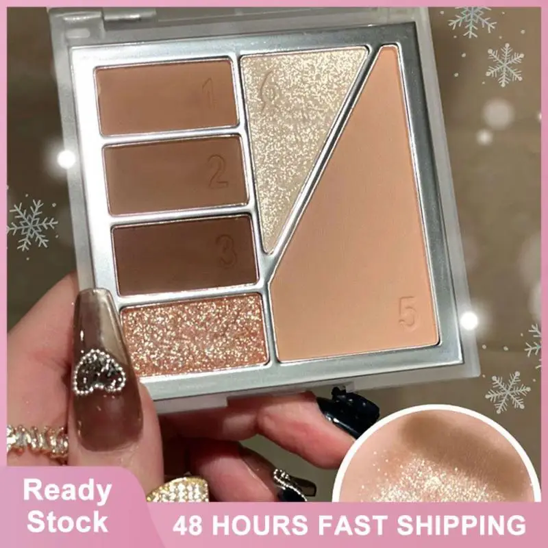 Highlight Blush Eyeshadow Powder Eye Shadow Palette Earth Color Woman Make Up Highlighter Matte Pearly Glitter Eyeshadow
