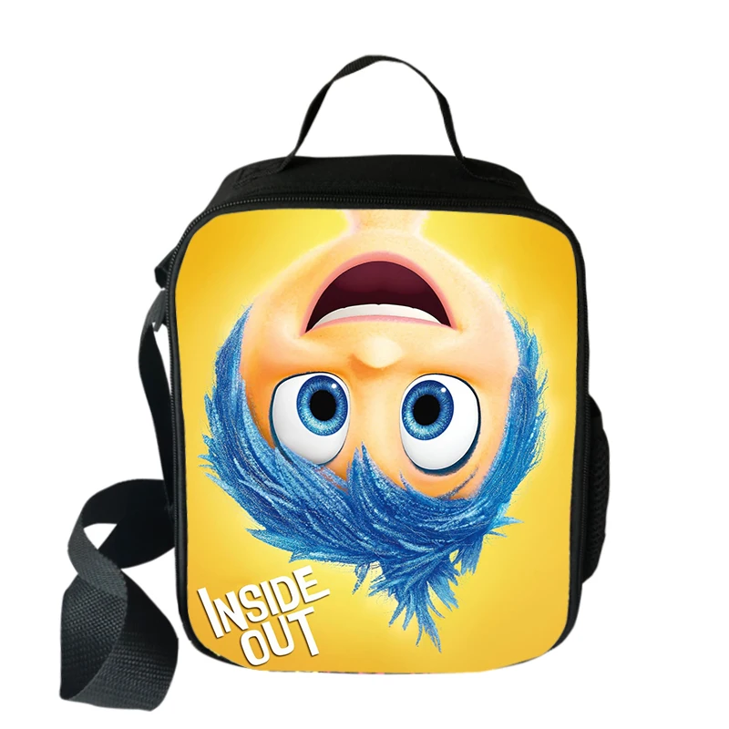 Disney Inside Out Protect Lunch Bags Ragazzi Ragazze Travel Tote Bags Picnic Food Fresh Storage Bags Student Mini Messenger Bag