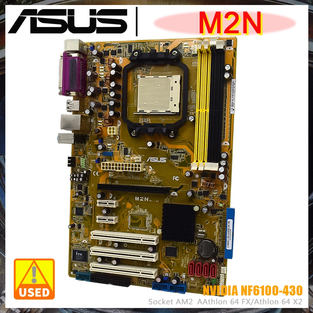 Scheda Madre Asus M2N Nv Mcp61P Chipset Gigabit Lan Am2 Slot Supporta Processori Amd Athlon 64 Fx/Athlon 64 X2/Athlon 64/Semron