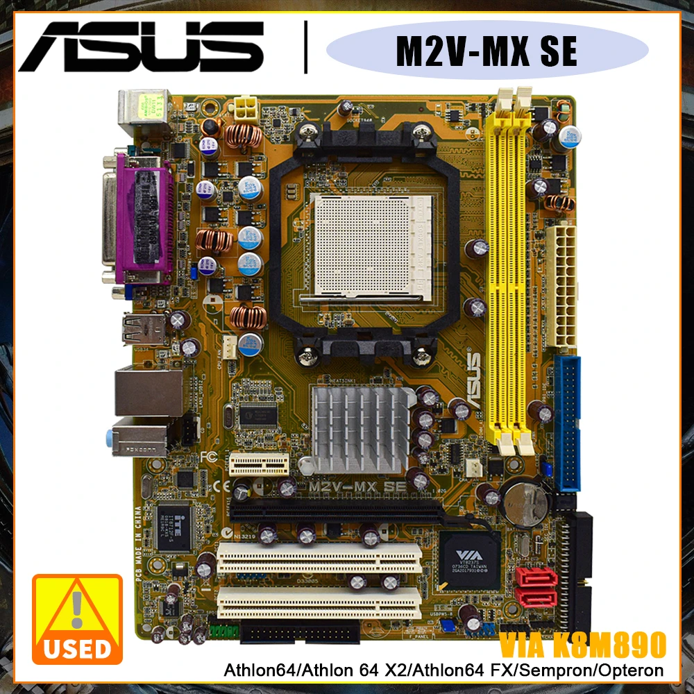 Socket Am2 Asus M2V-Mx Se La Scheda Madre Supporta Processori Amd Athlon Fx/Athlon X2/Athlon 64/Semron/Opetron Ddr2