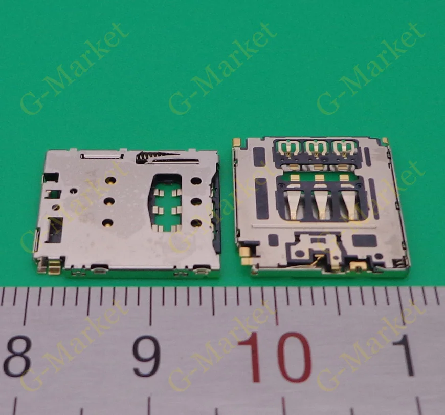 2 Pz Nuovo Lettore Di Schede Sim Presa Slot Holder Per Blackberry Q5 Z30/ Z10 Q10/ Q20/ 9720 9800 Infocus In810 M512 M2 M510T