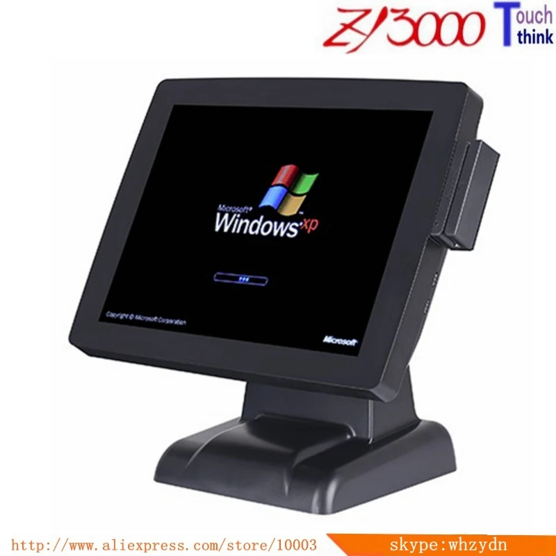 Garanzia 1 Anno Nuovo 4 Units/Lot Bianco 15 Pollici Capacitivo Dello Schermo Di Tocco Tutto In Un Unico Terminale Pos Con Msr Lettore Di Schede