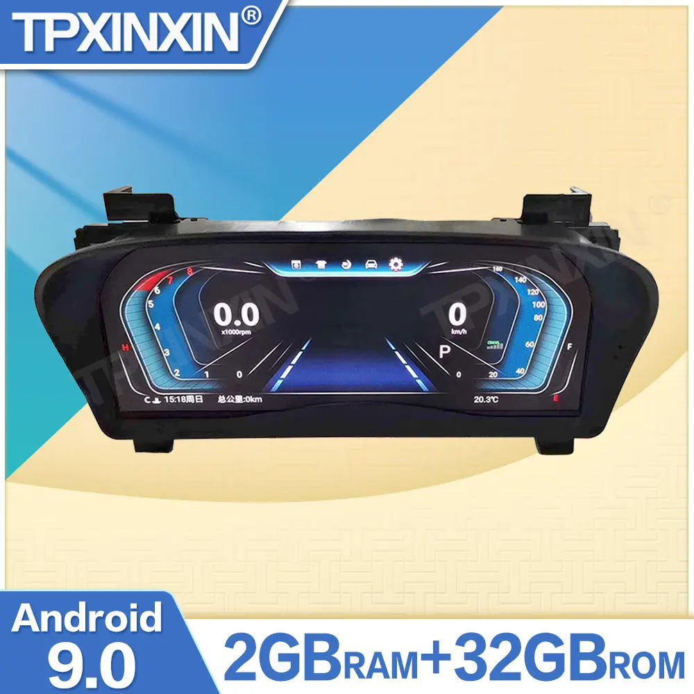 Cluster Digitale Virtual Cockpit Per Toyota Alphard 30 Alphard 20 Land Cruiser Prado Android 9 Car Dashboard Display Speed Screen