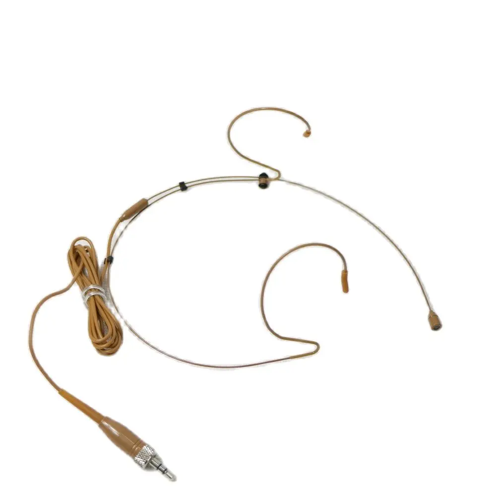 Brown Tan Color Sk Headmic Headset Microfono Per Sennheiser G2 G3 G4 G5 Trasmettitore Wireless Stage Dj Karaoke Sing Recording
