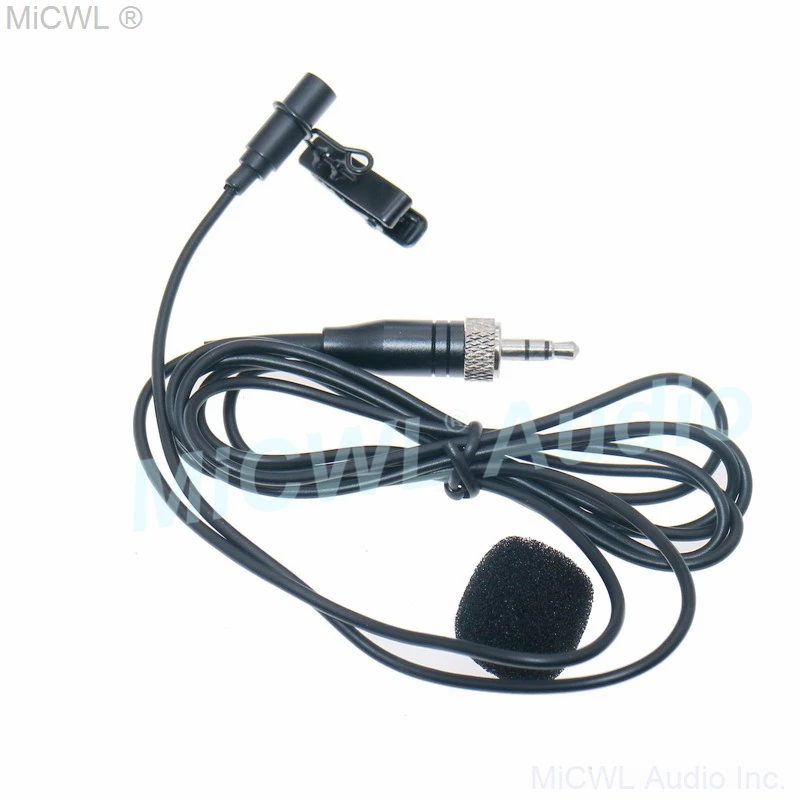 Microfono Lavalier A Clip Me2 Nero Per Sennheiser G2 G3 G4 Trasmettitore Wireless Beltpack 3.5Mm Blocco Stereo