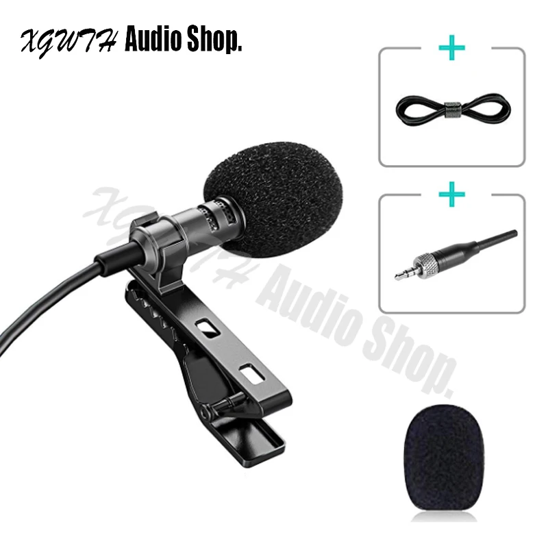 Microfono Unidirezionale Cardioide Con Risvolto Lavalier Wireless Per Trasmettitore Bodypack Sennheiser G1 G2 G3 Ew100 Ew300 Ew500