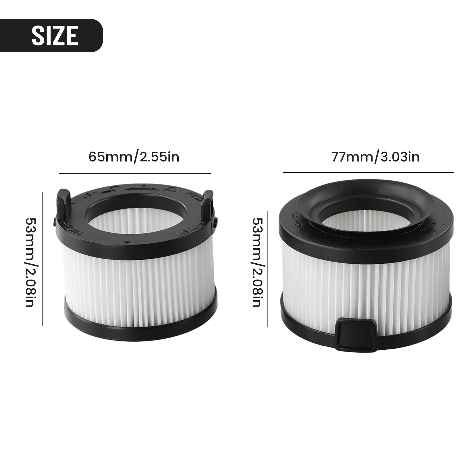 Filtro Collettore Di Polveri Per Levoit Vortexiq 40-Rf Filtro Aspirapolvere Filtro Principale Con 2 Pre-Filtri Accessori Di Ricambio