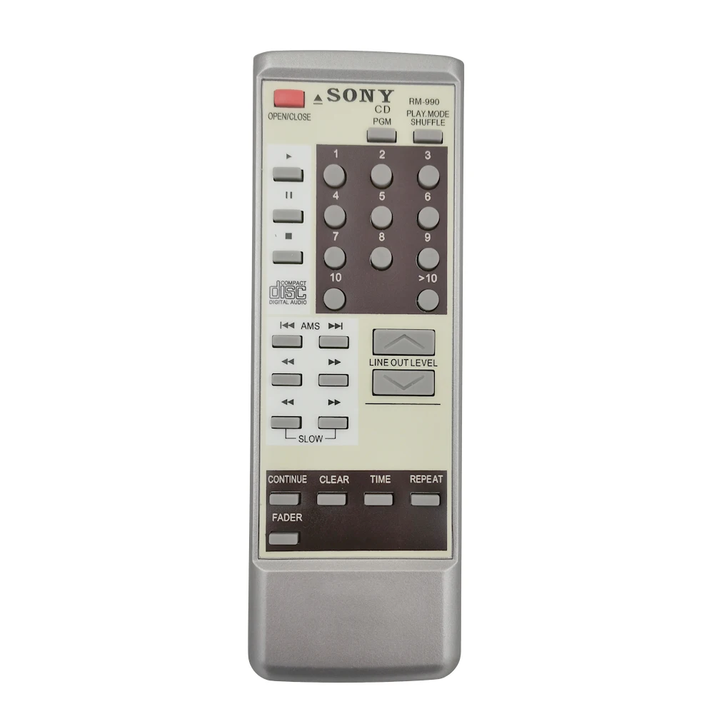 Rm 990 Per Sony Cd Player Telecomando Cdp 611 Cdp227 Cdp228 Sostituzione Abs