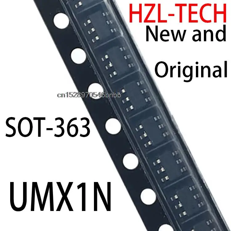 50 Pz Nuovo E Originale Sot-363 Umx1Ntn Sot363 Mark: X1 Smd Triode Umx1N