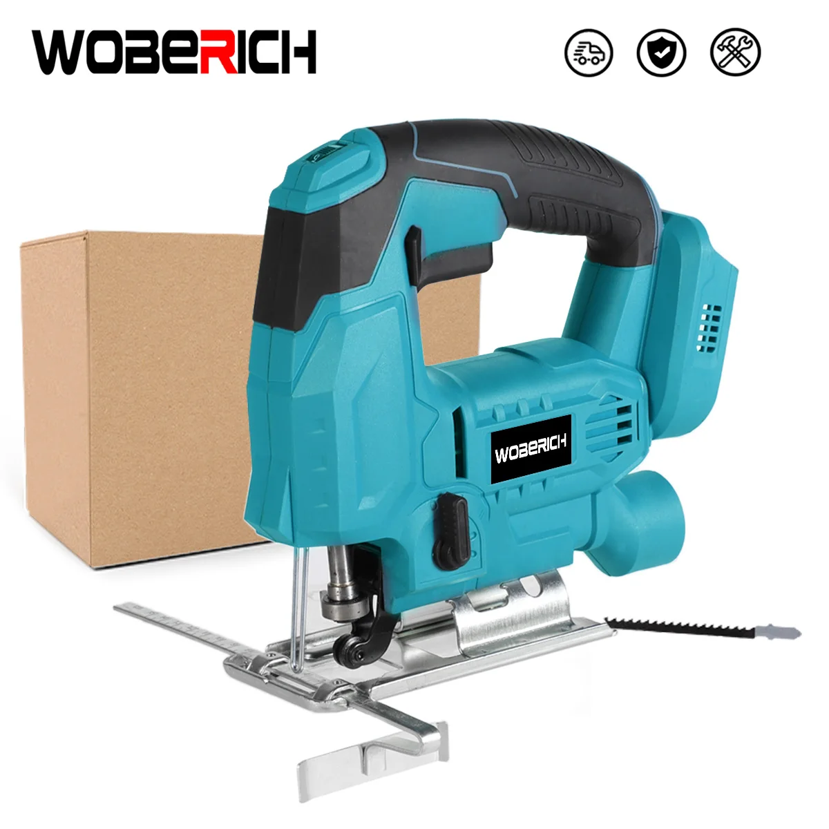 Jigsaw Cordless Lama Per Seghetto Alternativo Elettrico Velocità Regolabile Lavorazione Del Legno Led 6 Gear Speed Power Tool Per Batteria Makita 18V
