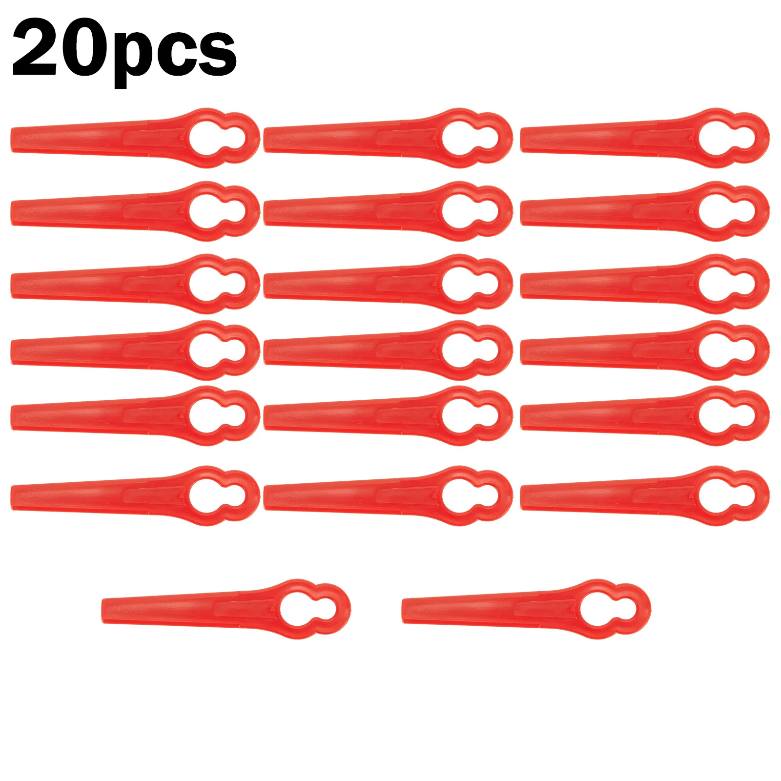 Lame Di Ricambio 20X (Rosso) Per Tagliaerba Cordless Einhell Ge-Ct 18 Per Tagliaerba A Batteria Tagliaerba Tagliaerba