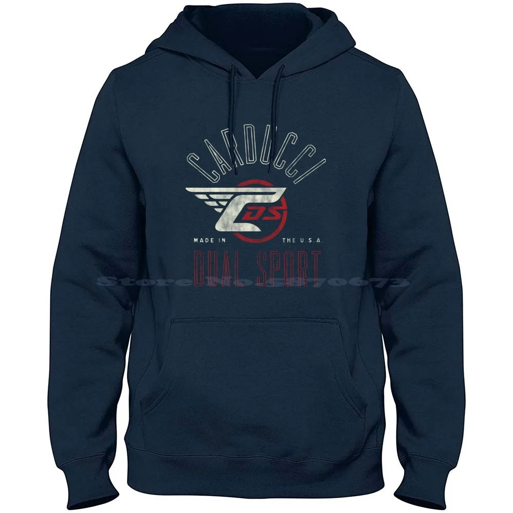 Cds Arch Classic Tee 100% Cotone Felpa Con Cappuccio Cds Arch Classic Carducci Dual Sport Moto American V Twin Motos Dualsporster