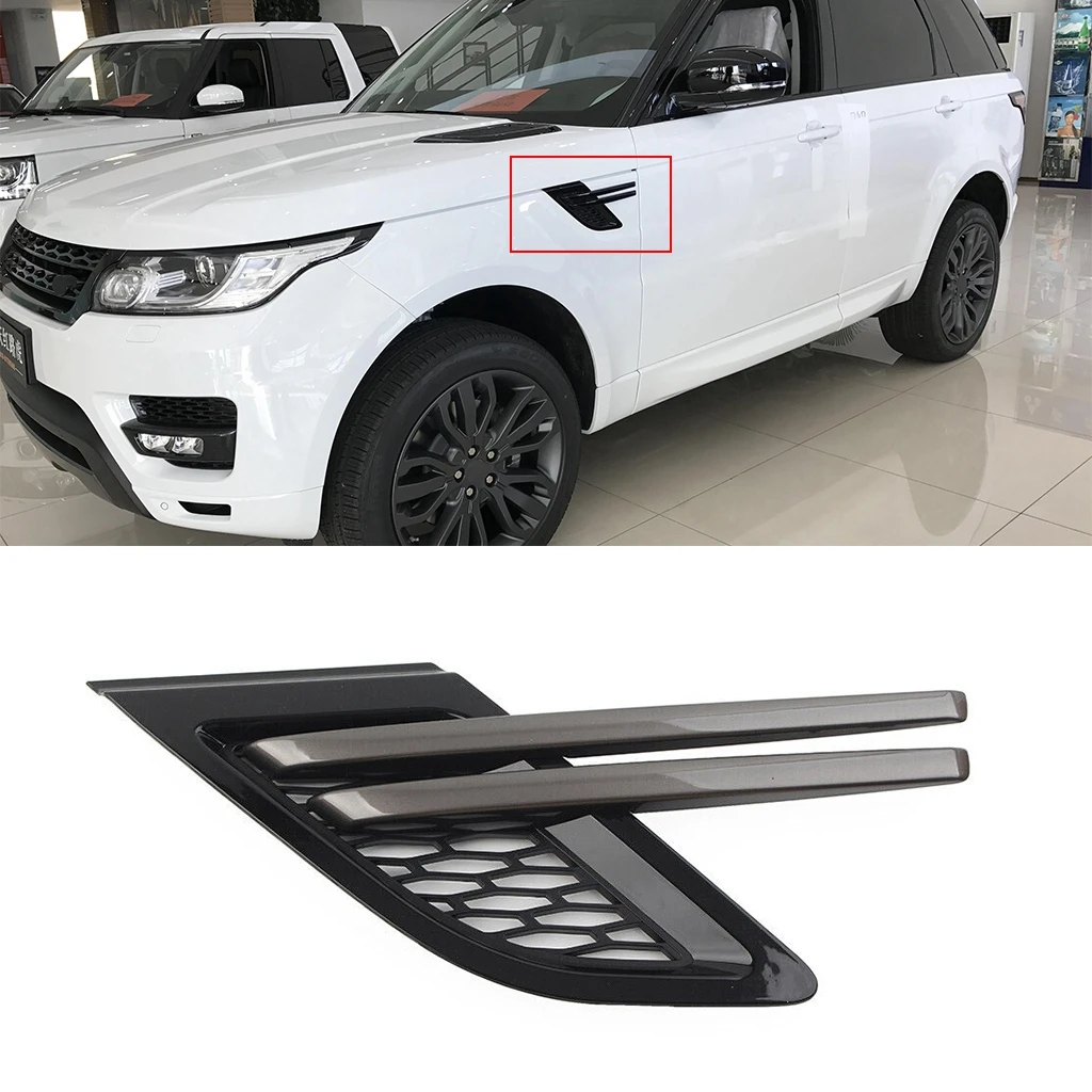 Black Front Fender Air Vents Grill Per Land Rover Range Rover Sport 2014 2015 2016 2017 Accessori Auto