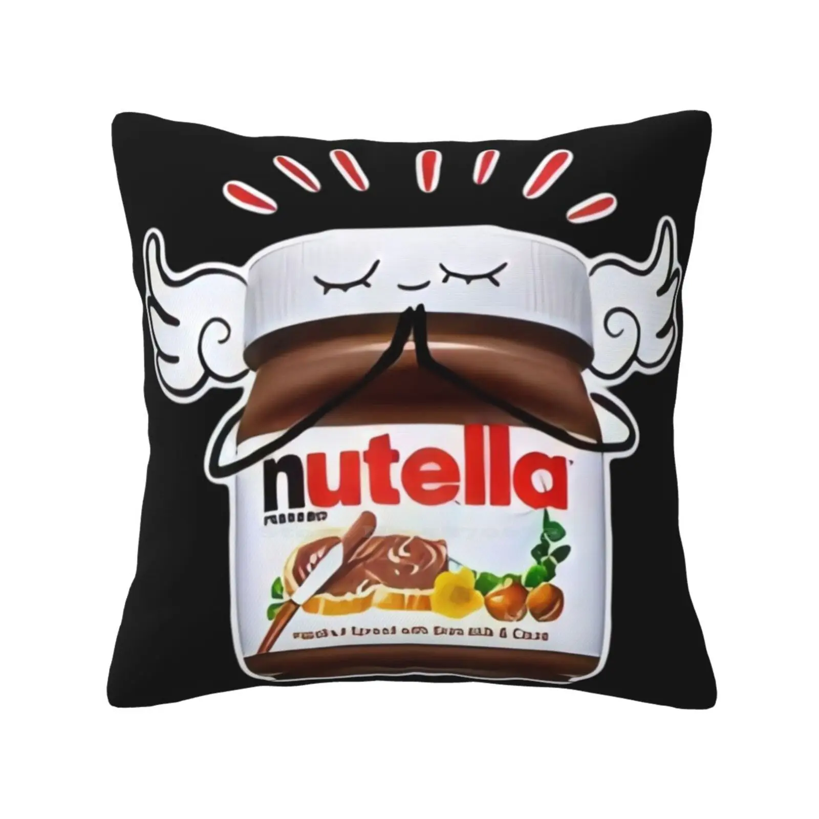 Divertente Nutella Casa Divano Auto Cuscino Federa Divertente Nutella Nutella Ingredienti Ingredienti Per Ingrediente Nutella