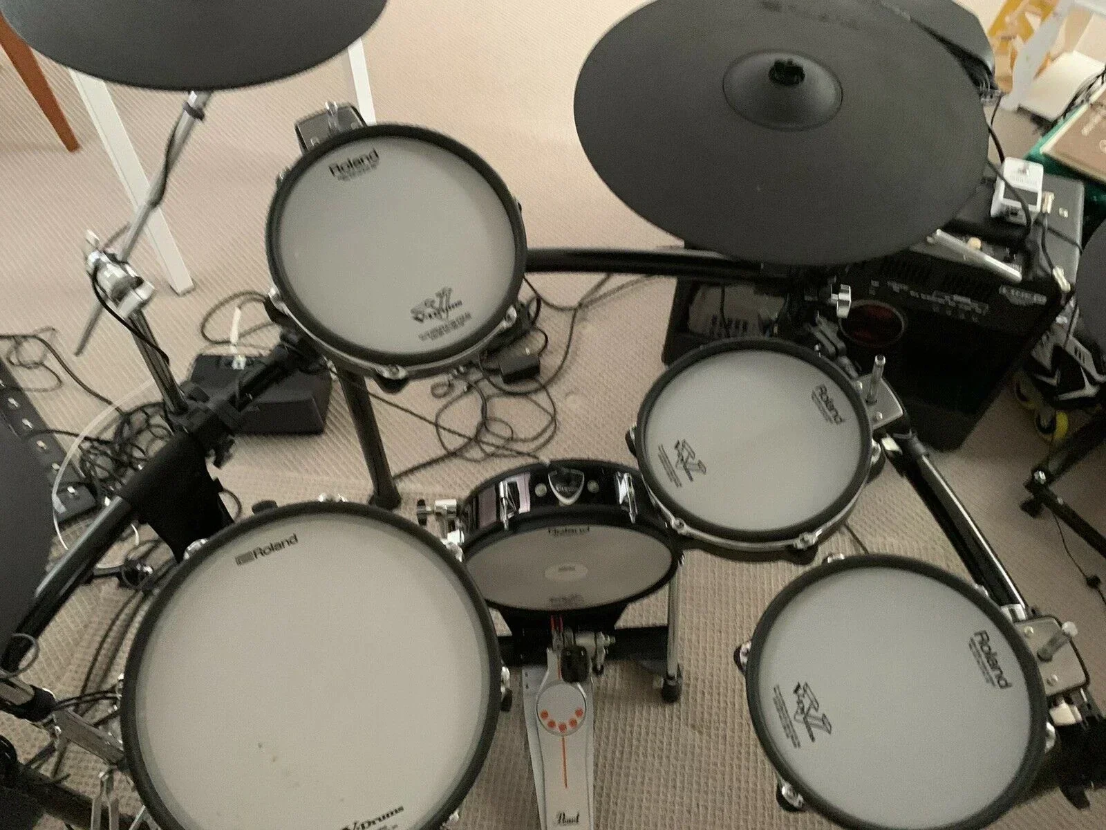 Pronto Per La Spedizione Autentico Set Di Tamburi Elettronici Rolions Td-17Kvx V-Drum # Td-17Kvx-S