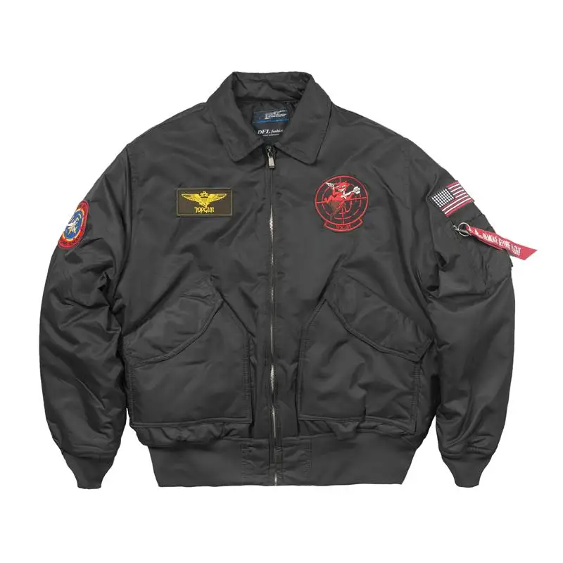 Top Gun Cwu-45P Plus Size Impermeabile Outdoor Moto Puffer Black Bomber Varsity Jacket Uomo Donna Cappotto Invernale Spesso