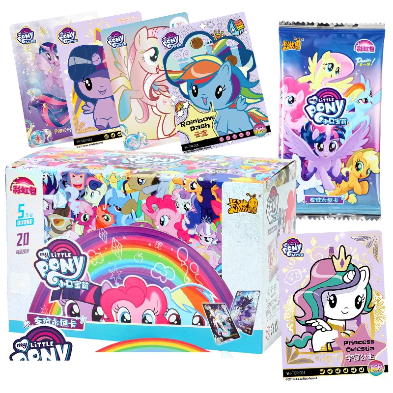 Novità 2022 My Little Pony Cards Pony Cards Tr Tgr Ssr Cards Carte Lucide Princess Cards Game Collection Giocattoli Per Bambini Regali