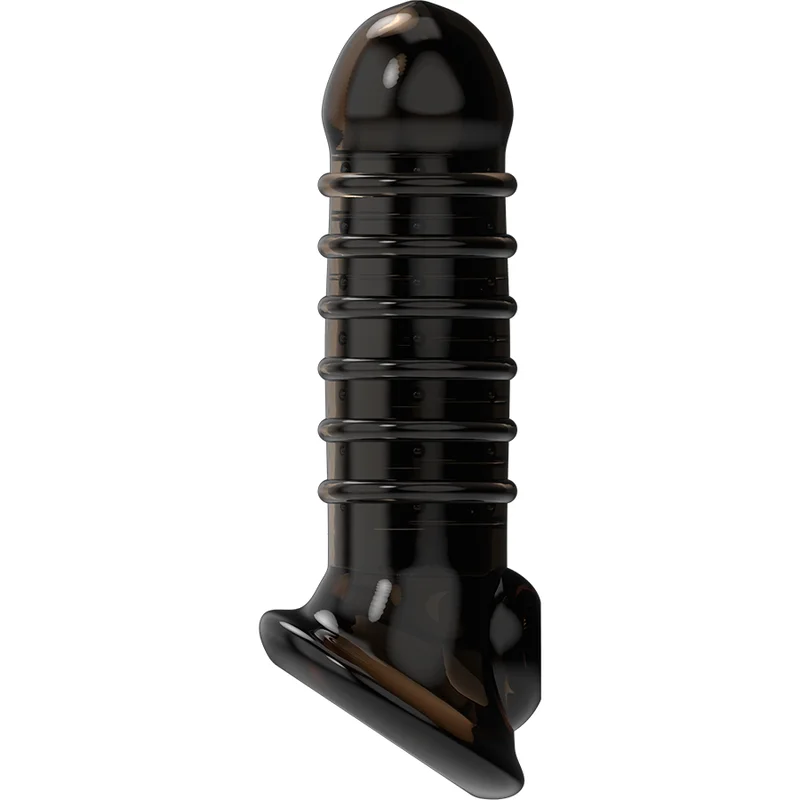 Viril Copriestensione Del Pene Xl Estensore Del Pene V15 Aggiunge 30% Di Lunghezza E Spessore Al Membro Maschile Silicone Da 15,5 Cm