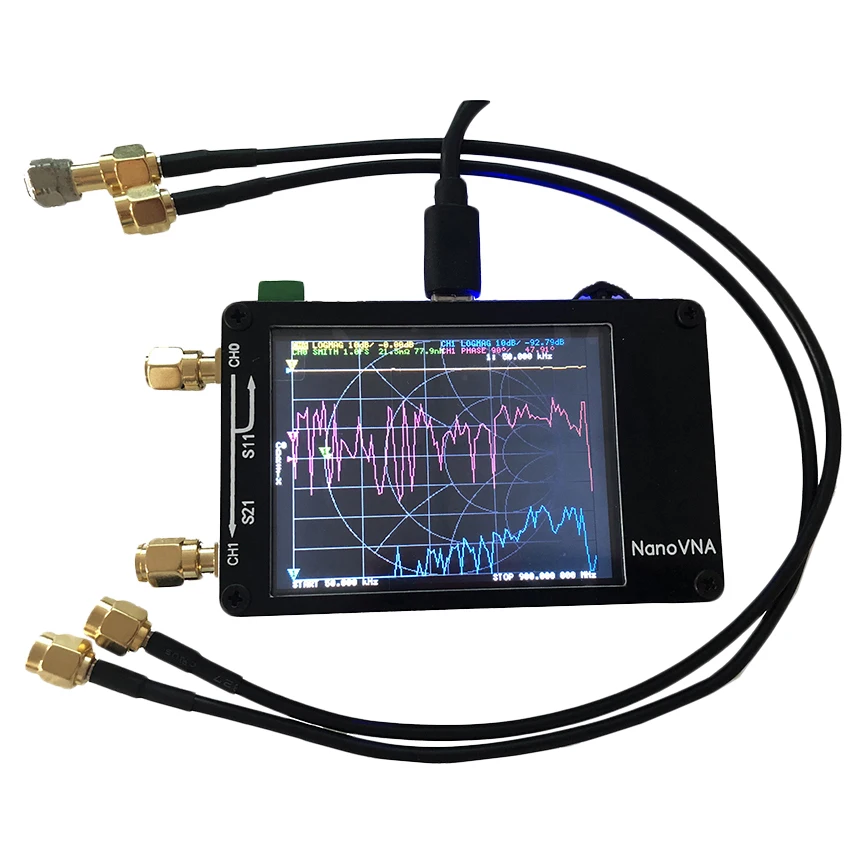 Per Nanovna Vector Network Analyzer Press Screen Hf Vhf Uhf Uv 50Khz-900Mhz Analizzatore Antenna A Pagamento