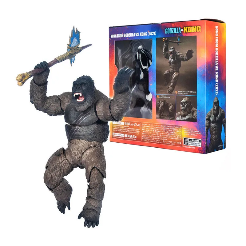 Shm 2021 Movie Kong Da Godzilla Vs. Kong Bambola Articolata Action Figure Toy
