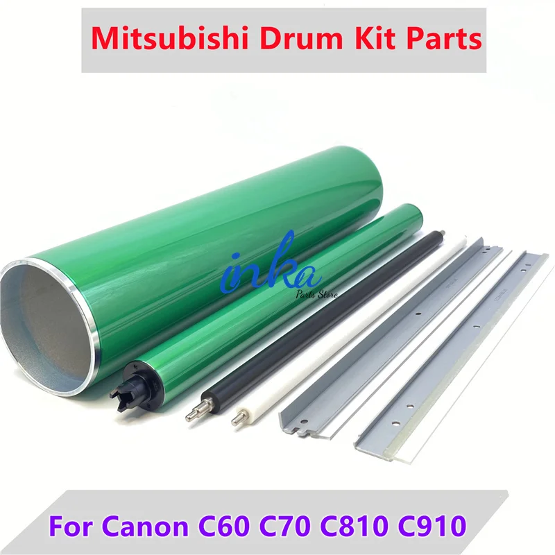Mitsubishi Opc Drum Kit Parti Per Canon C60 C70 C600 C650 C700 C710 C800 C810 C910 Giappone Colore Opc Tamburo Nero Opc Tamburo Cilindro
